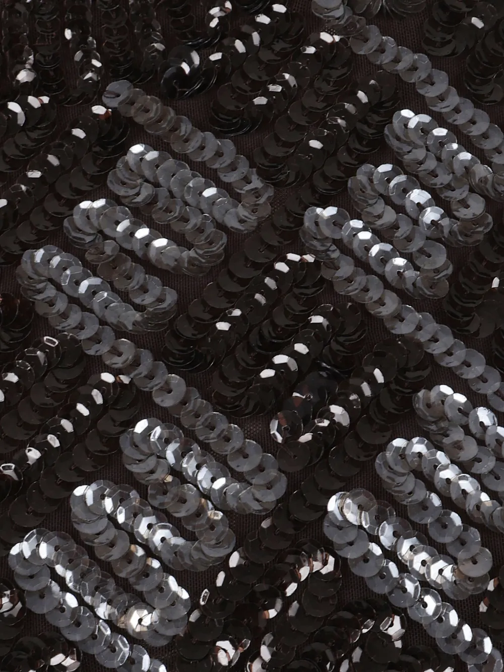 P.a.r.o.s.h Sequin-embellished Mini Dress In Black