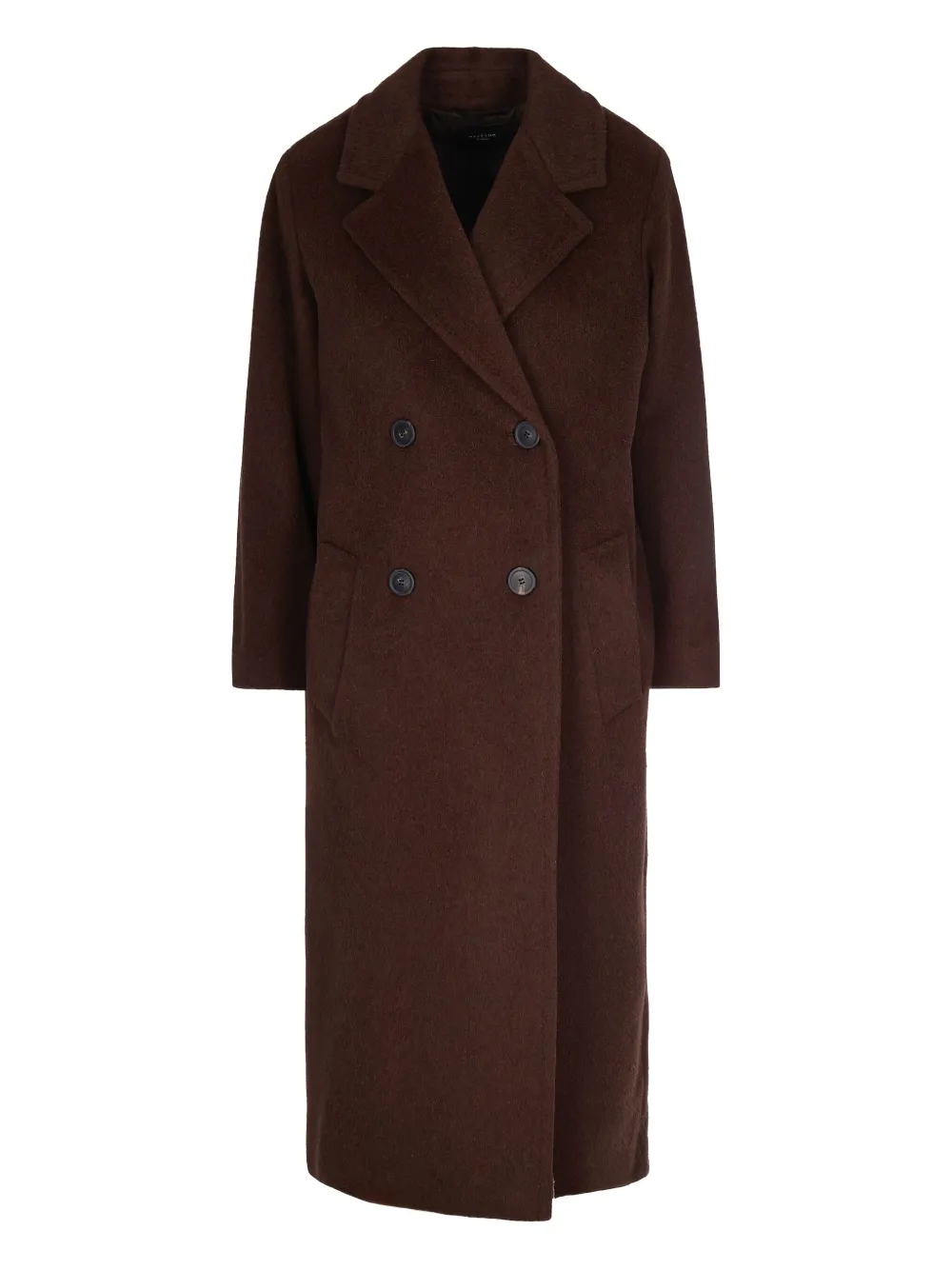 Max Mara buttoned double-breasted coat | Brown | Image 1