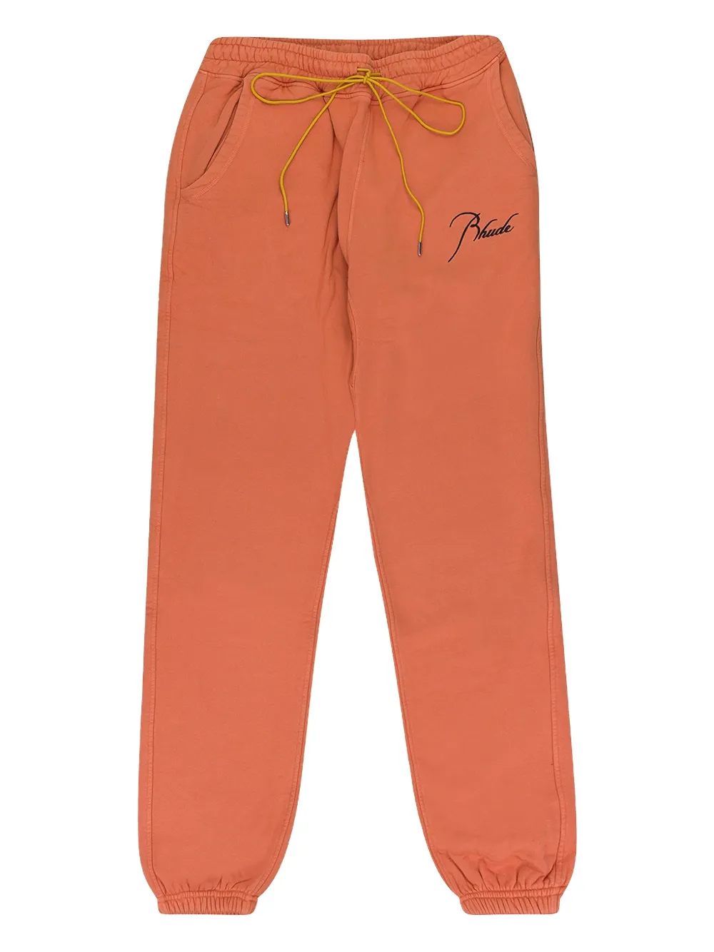 RHUDE drawstring-fastening track pants | Orange | Image 1