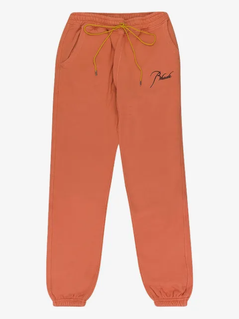 RHUDE pants con cordones en la pretina