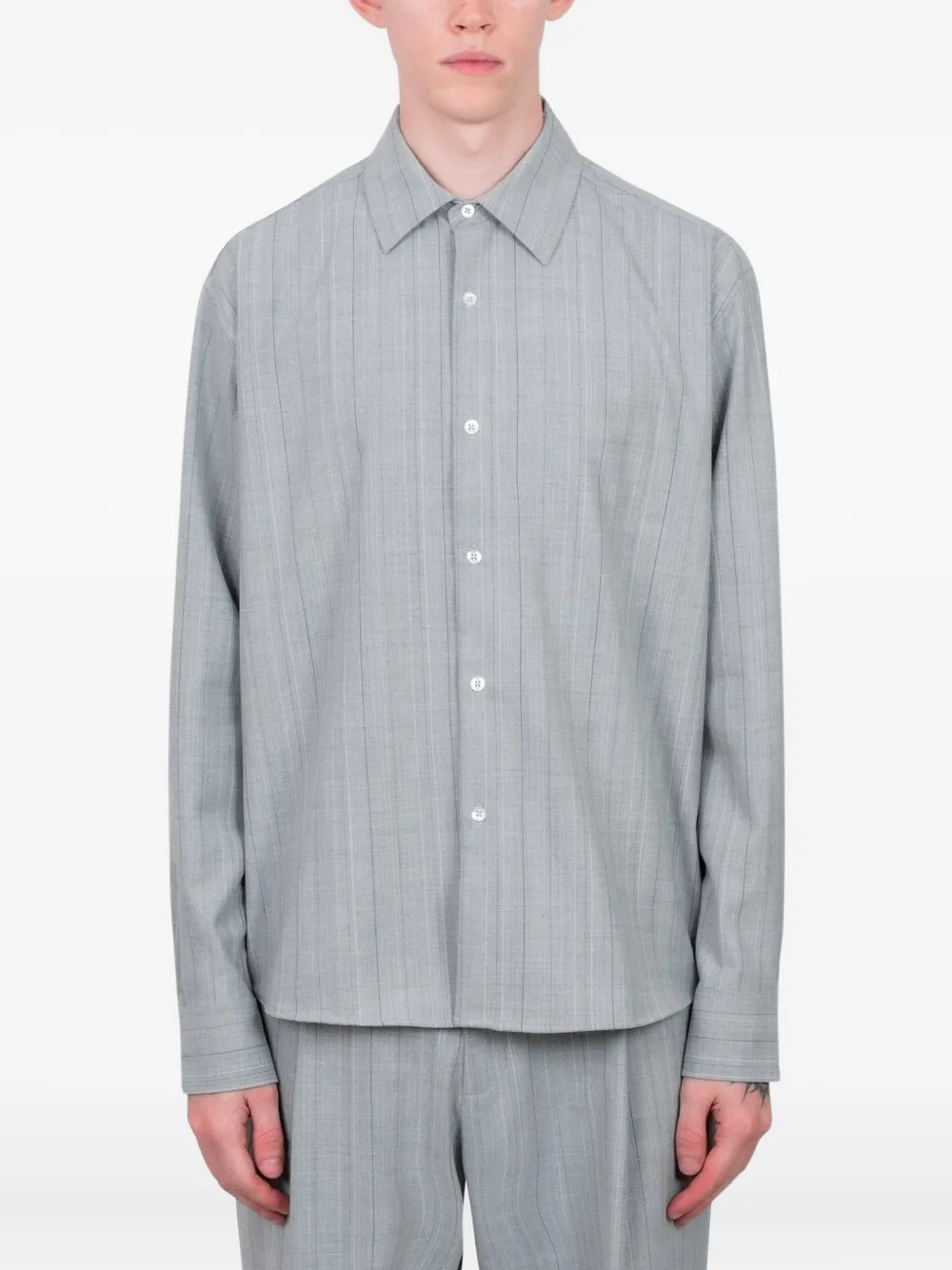 Vous Décidez Find Striped Shirt In Gray