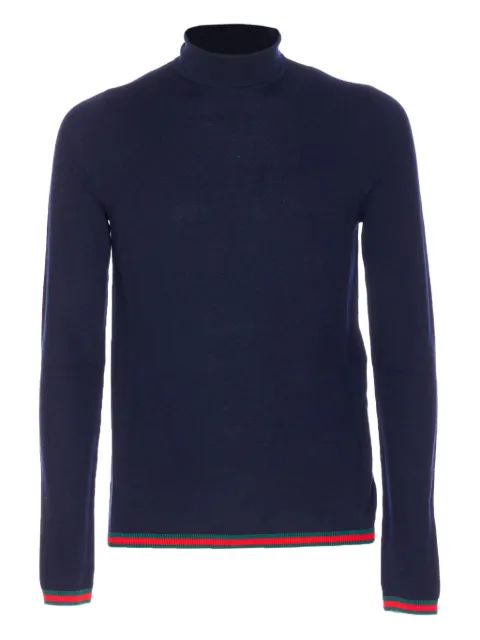 Gucci turtleneck logo-detail sweater