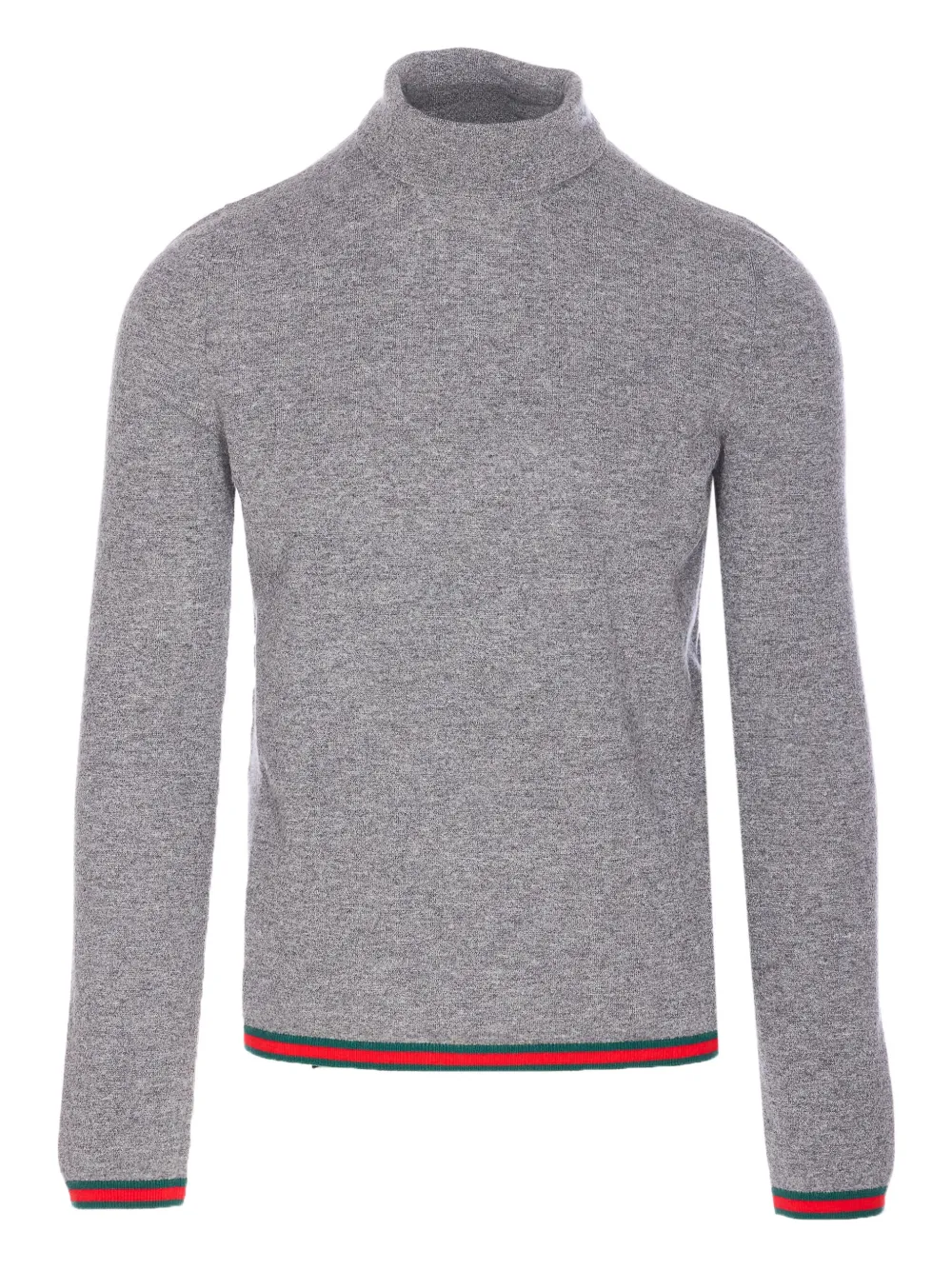Gucci turtleneck logo-detail sweater | Grey | Image 1