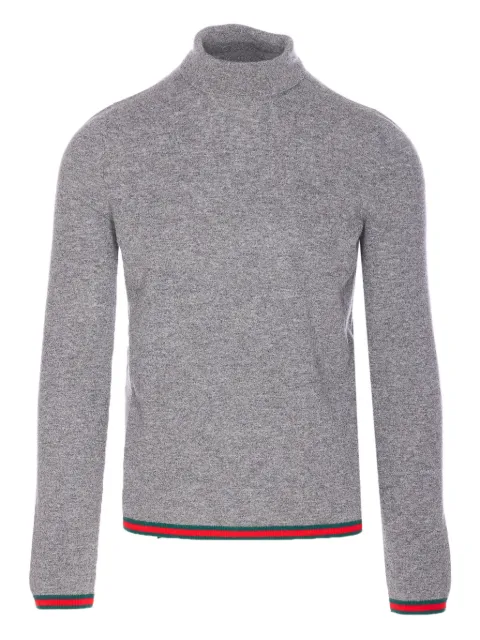 Gucci turtleneck logo-detail sweater