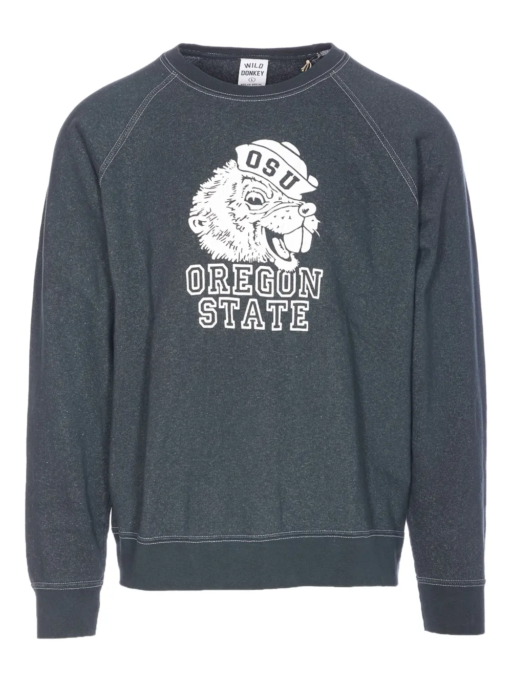 Wild Donkey oregon-print crewneck sweatshirt | Grey | Image 1