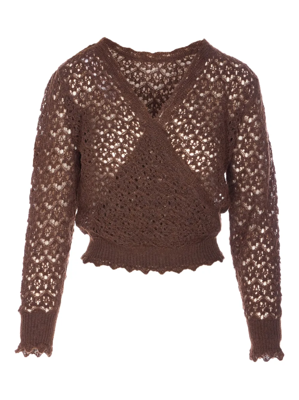 Twinset Long-sleeves Sweater In Brown