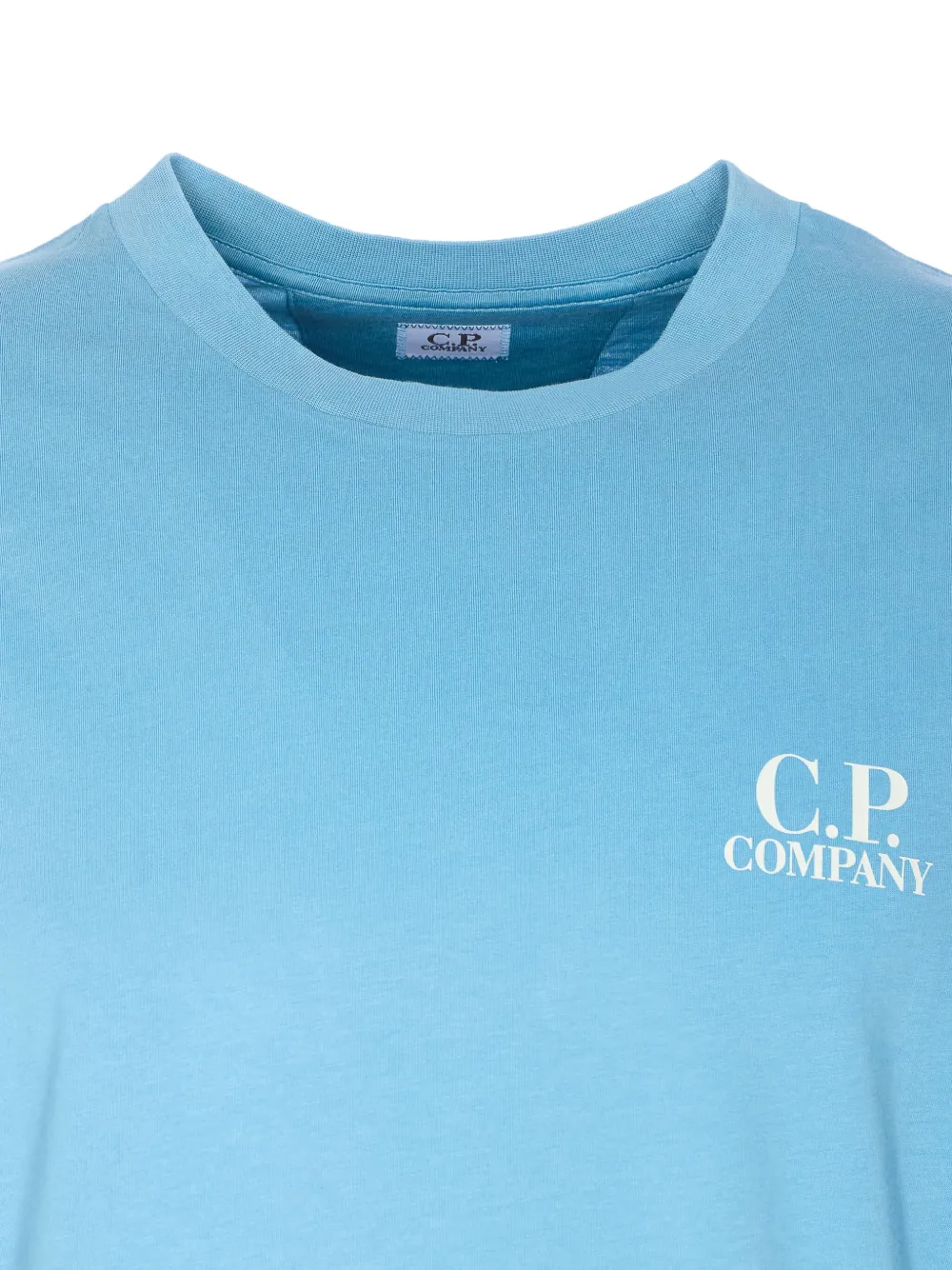 C.P. Company T-shirt met logoprint Blauw