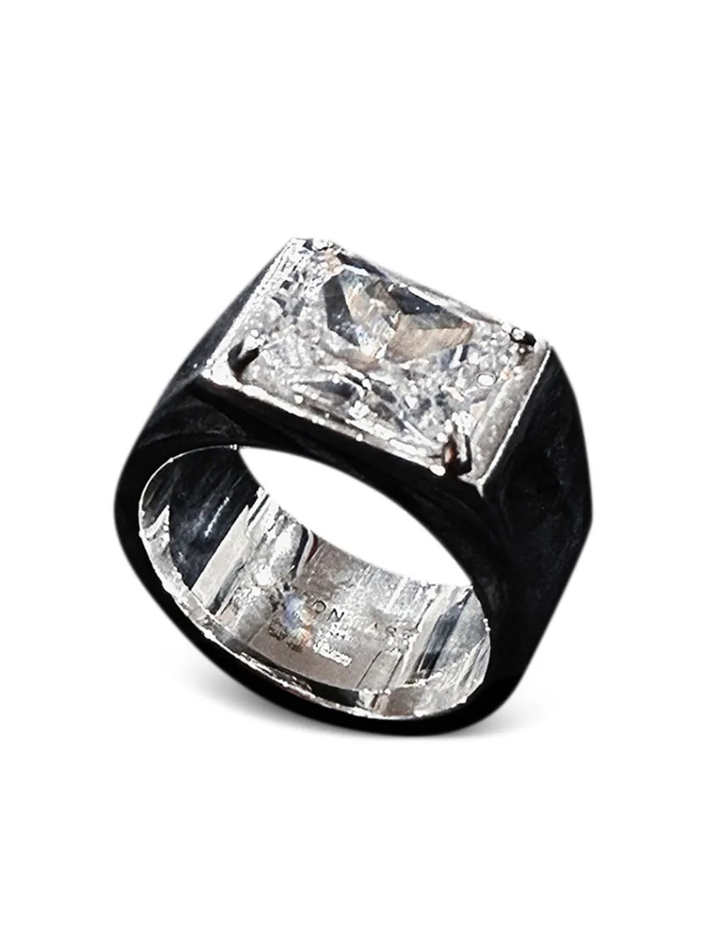 Hatton Labs anillo con detalles de cristal | plateado | Image 1