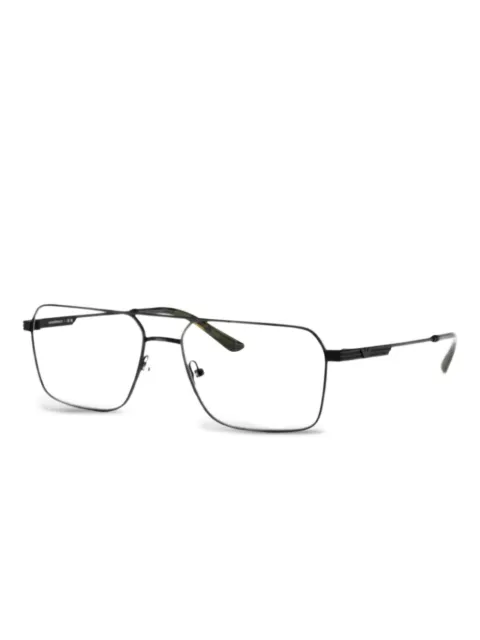 Emporio Armani square-frame double-bridge glasses