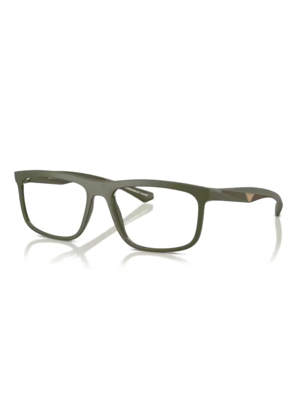 Emporio Armani square-frame glasses - Verde