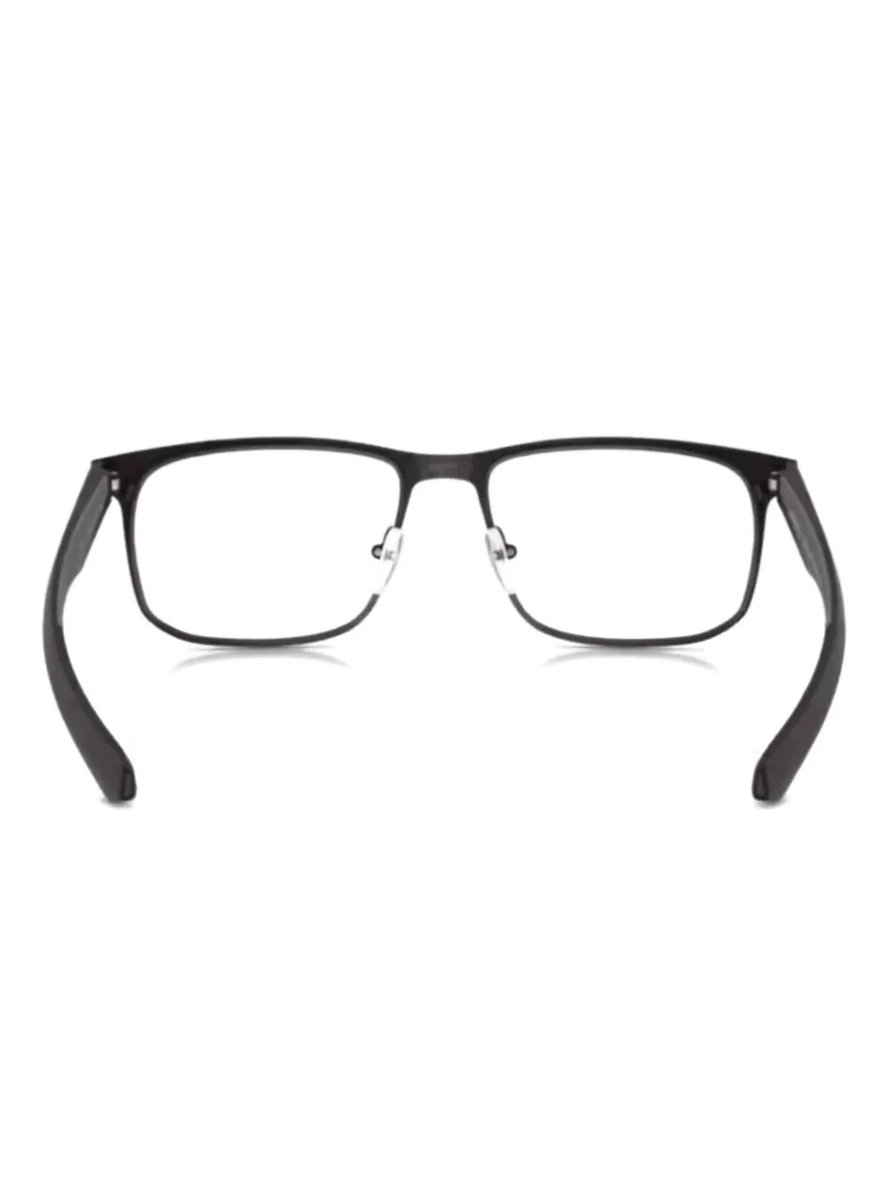 Emporio Armani rectangle-frame glasses - Grigio
