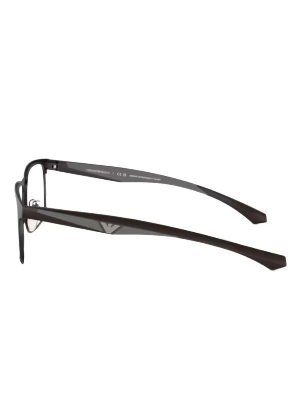Emporio Armani rectangle-frame glasses | Image 2