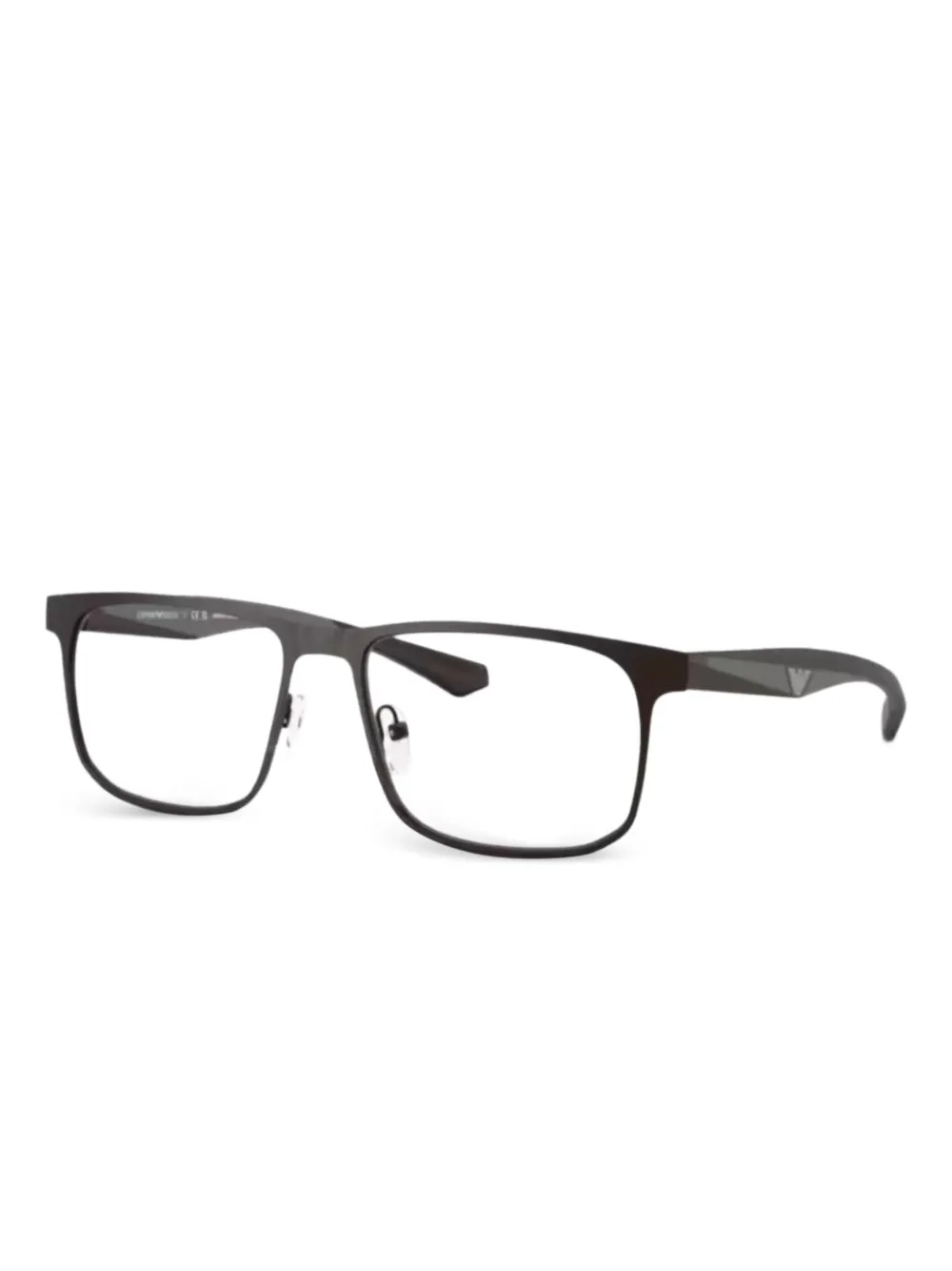 Emporio Armani rectangle-frame glasses | Grey | Image 1