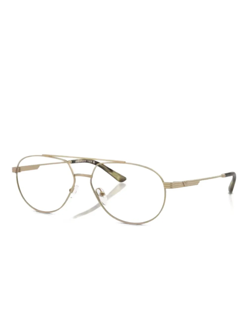 Emporio Armani round-frame glasses - Oro