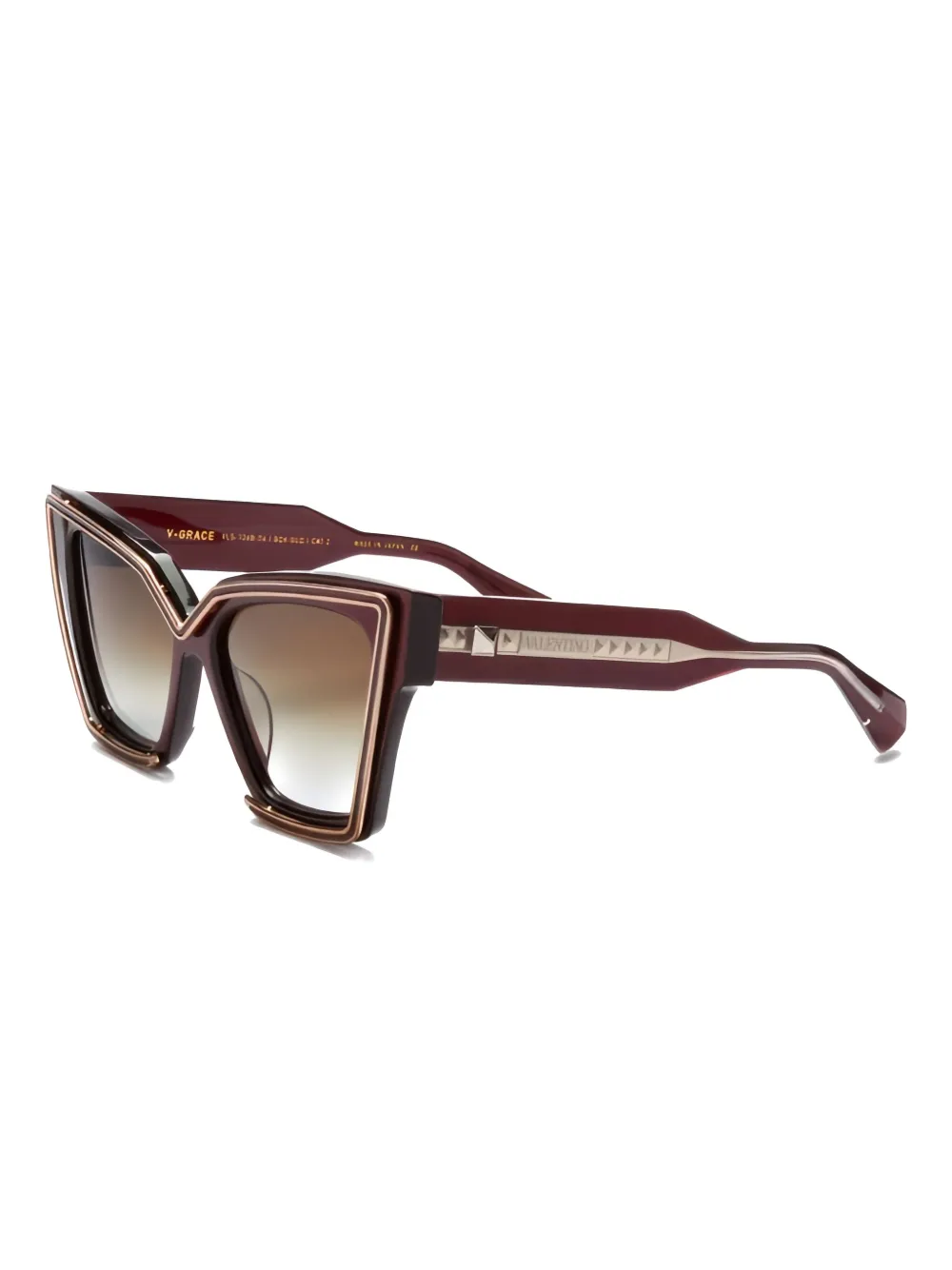 VALENTINO GARAVANI EYEWEAR V-Grace zonnebril - Rood