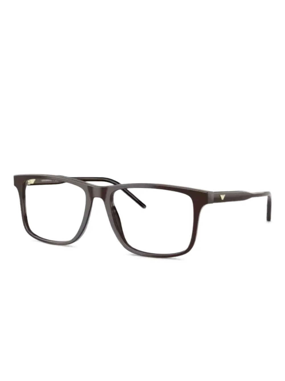 Emporio Armani square-frame glasses | Brown | Image 1