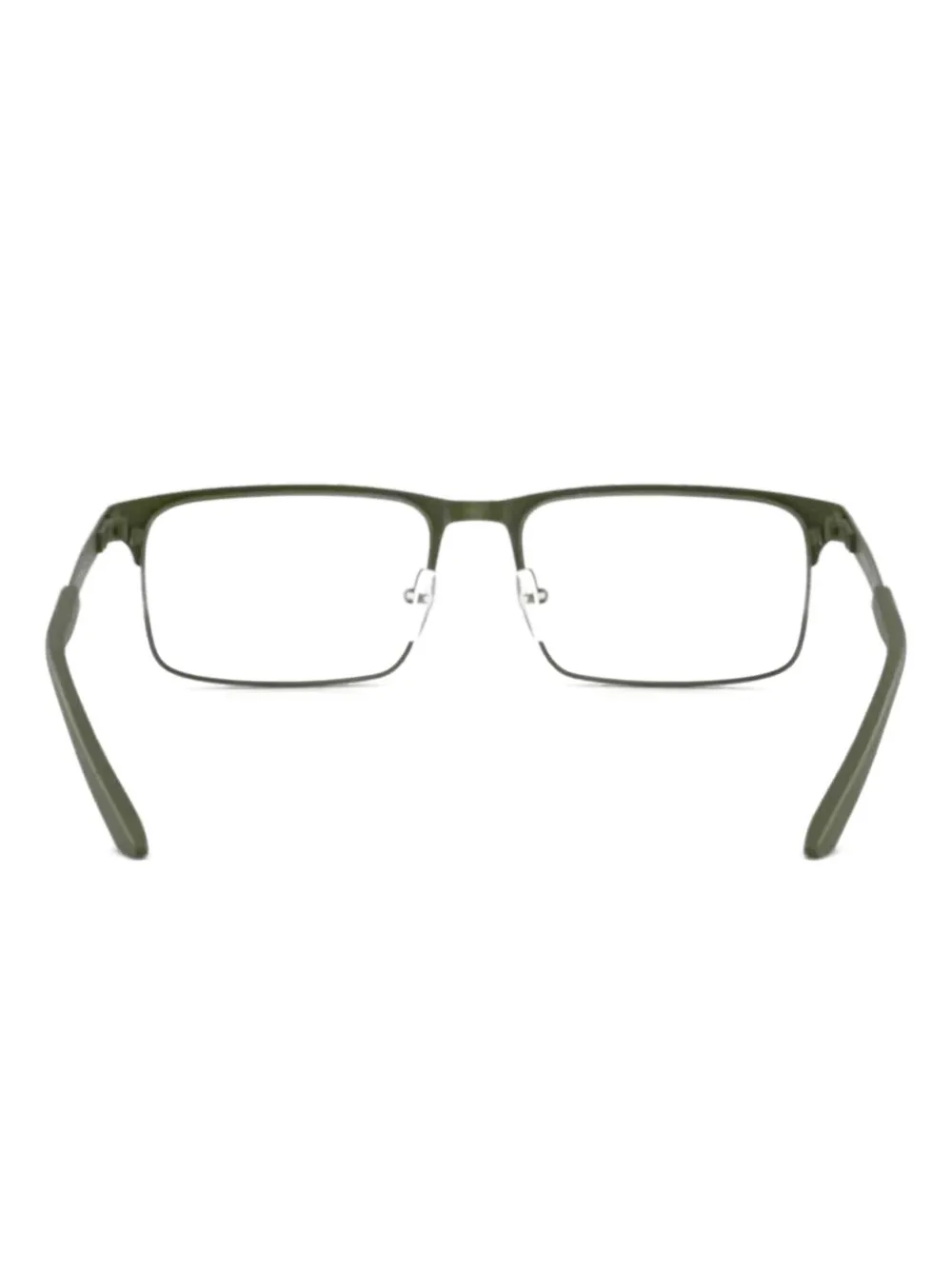 Emporio Armani Bril met rechthoekig montuur Groen