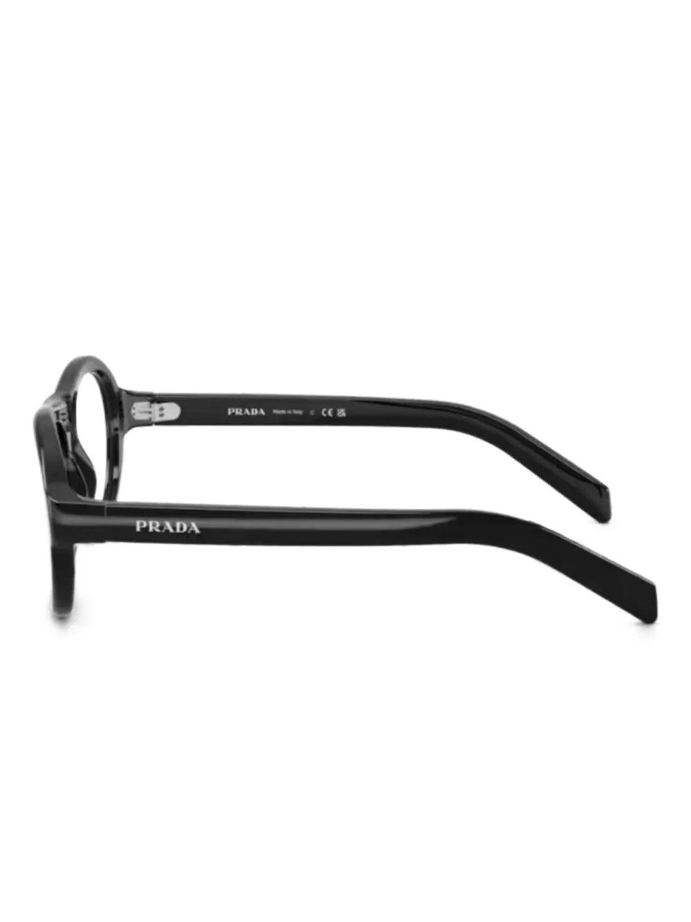 Prada Eyewear Bril met piloten montuur Zwart