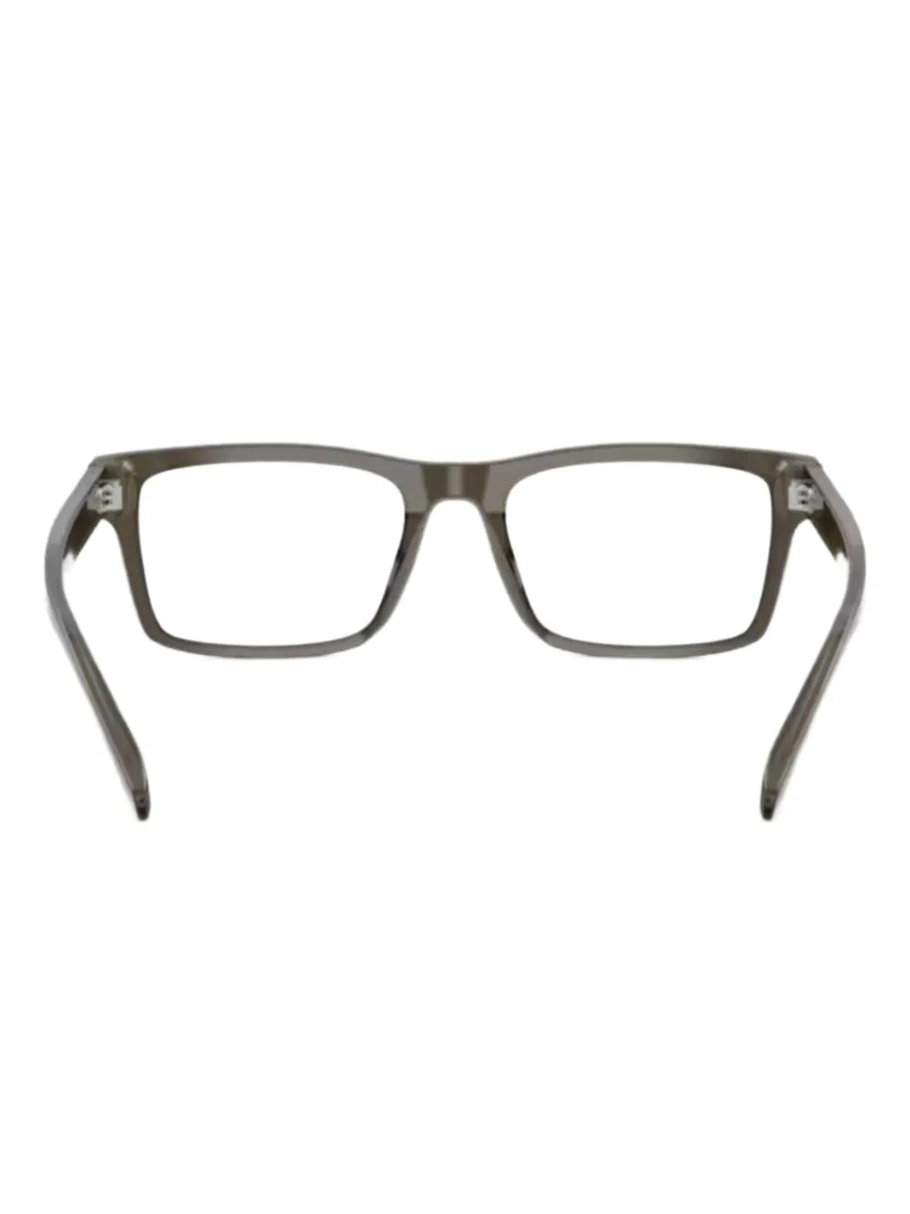 Emporio Armani Bril met rechthoekig montuur Grijs