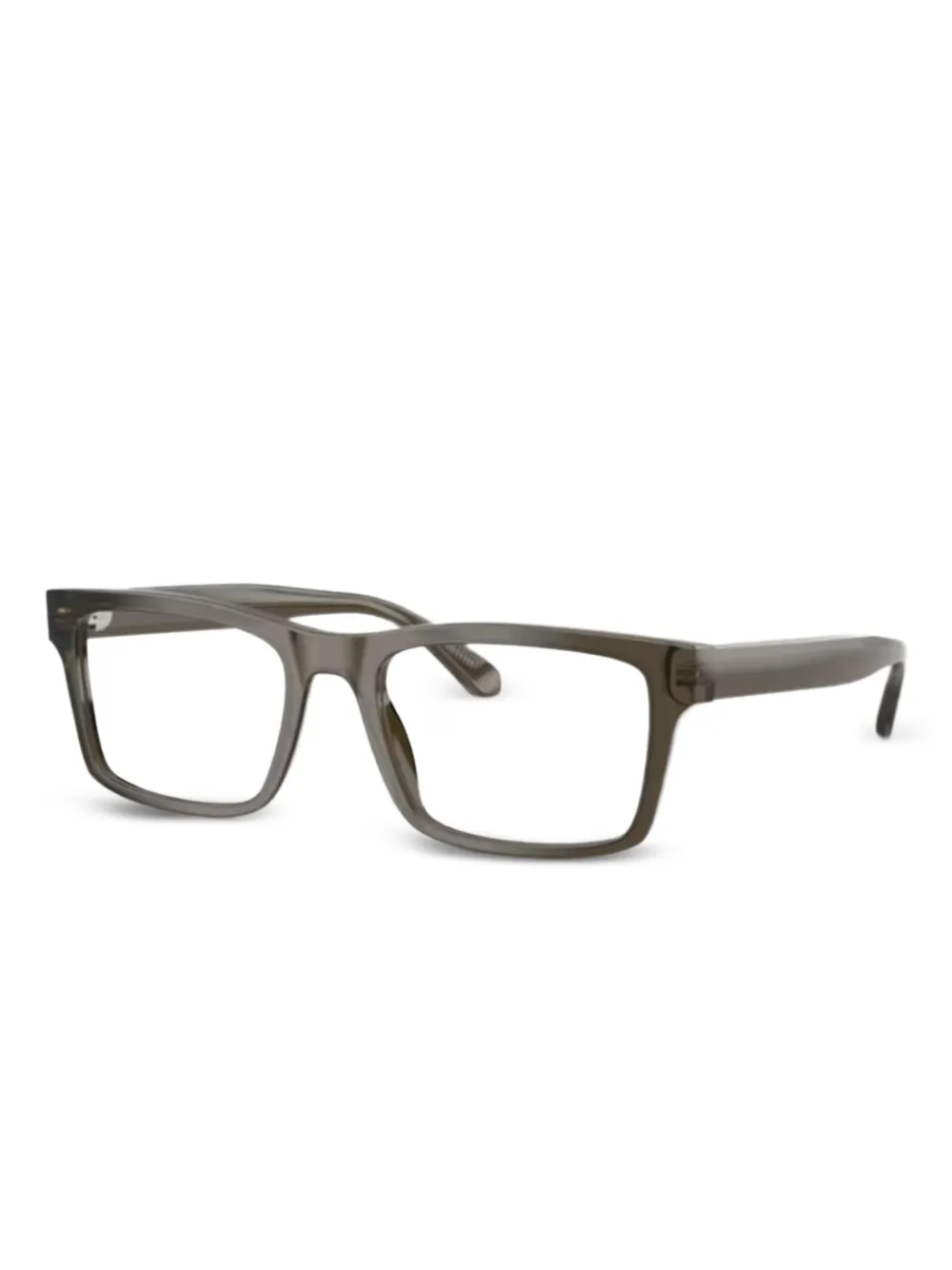 Emporio Armani rectangle-frame glasses | Grey | Image 1