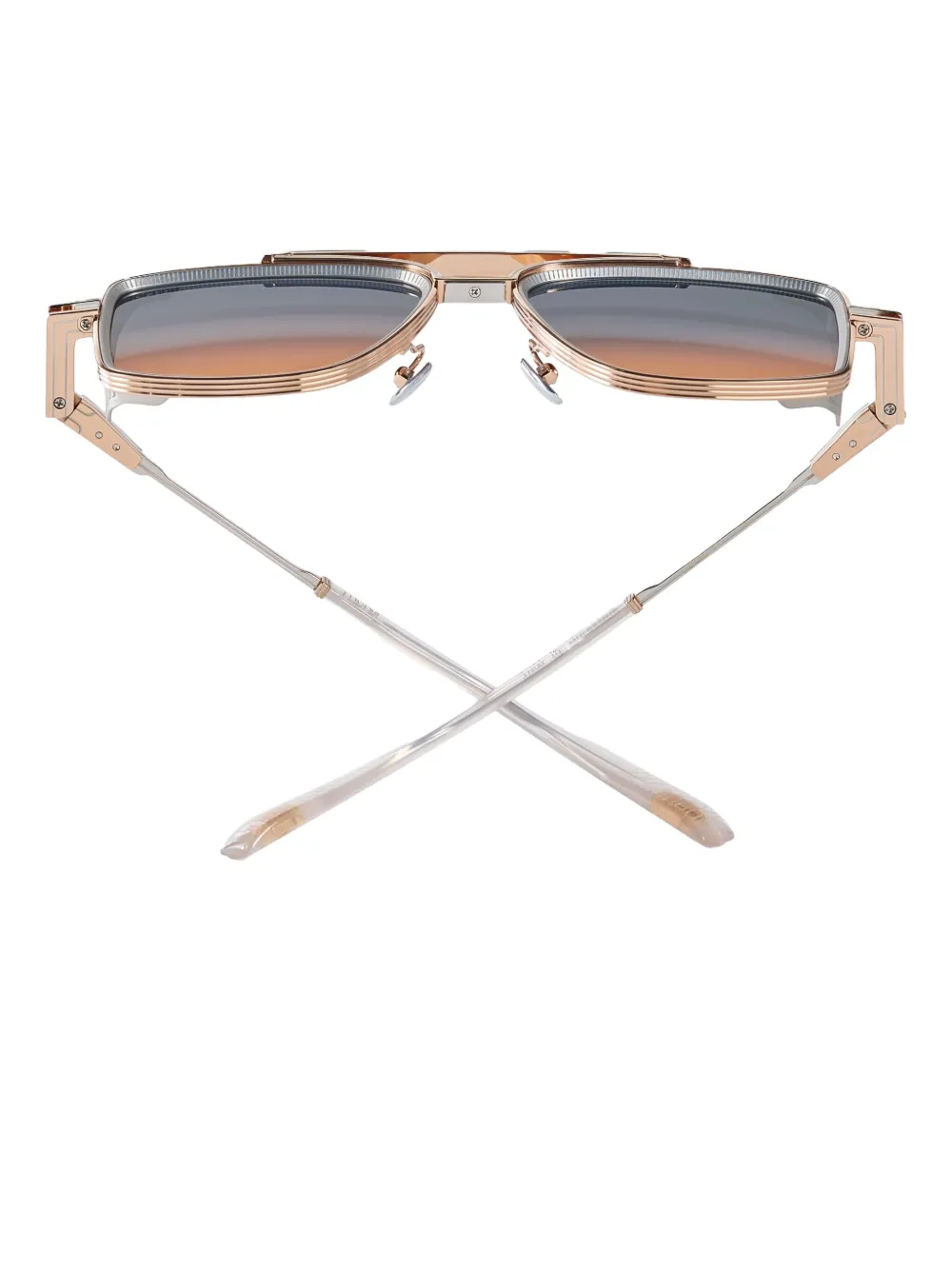 T Henri Eyewear Mulsanne zonnebril met vierkant montuur Goud
