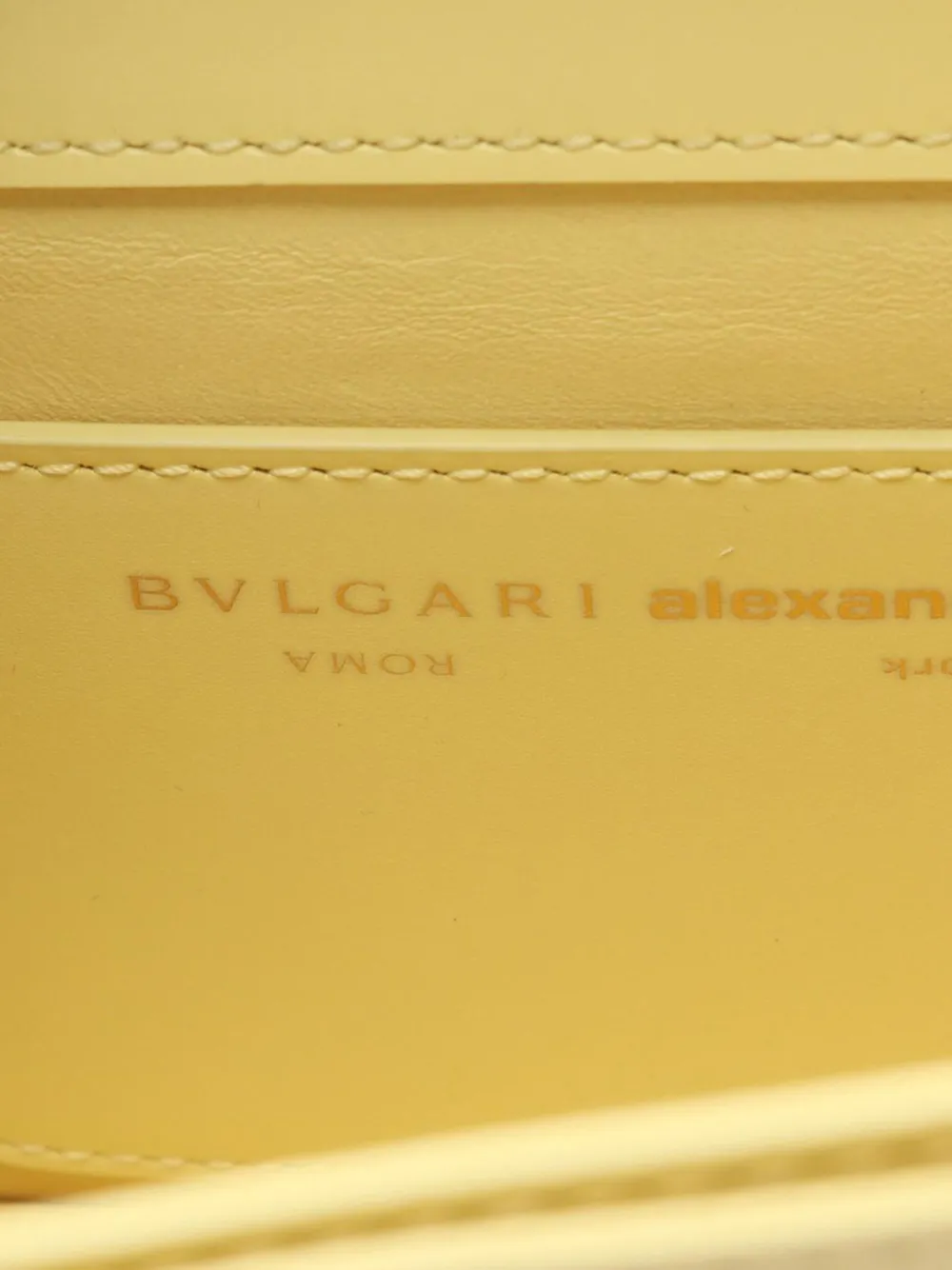 Pre-owned Bvlgari 2010-2025 X Alexander Wang Serpenti Belt Bag Satchel In Yellow