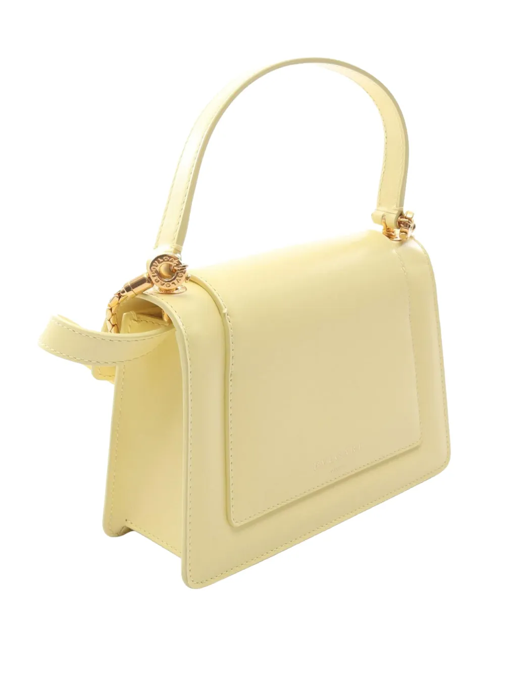 Pre-owned Bvlgari 2010-2025 X Alexander Wang Serpenti Belt Bag Satchel In Yellow