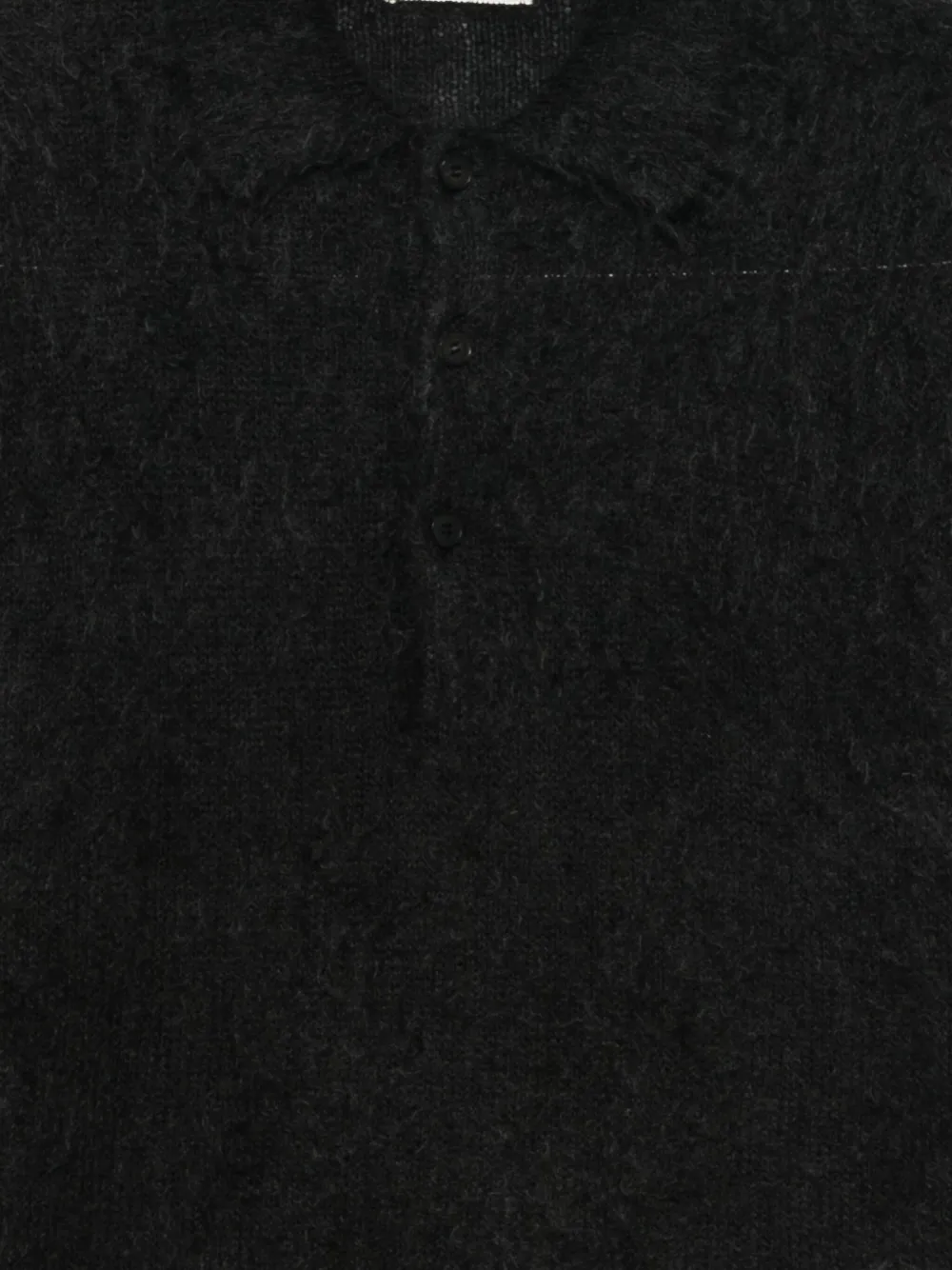 AURALEE ポロシャツ BLACK AURALEE オーラリーポロシャツブラック