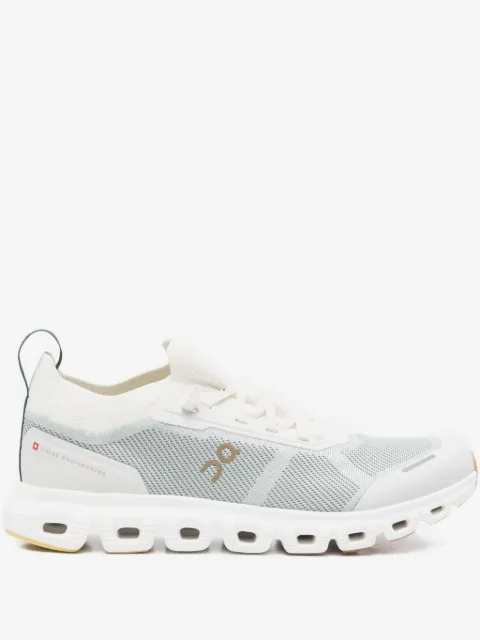 On laced sneakers