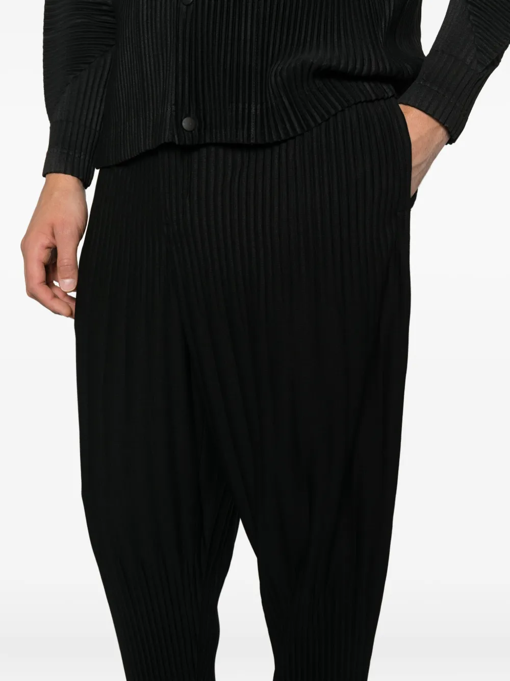 Homme Plissé Issey Miyake Plooibroek Zwart