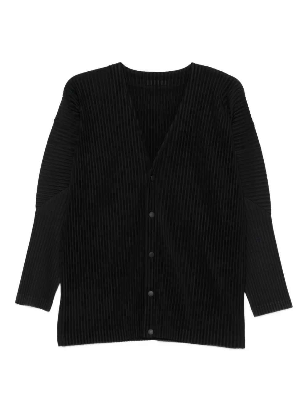 Homme Plissé Issey Miyake buttoned cardigan | Black | Image 1