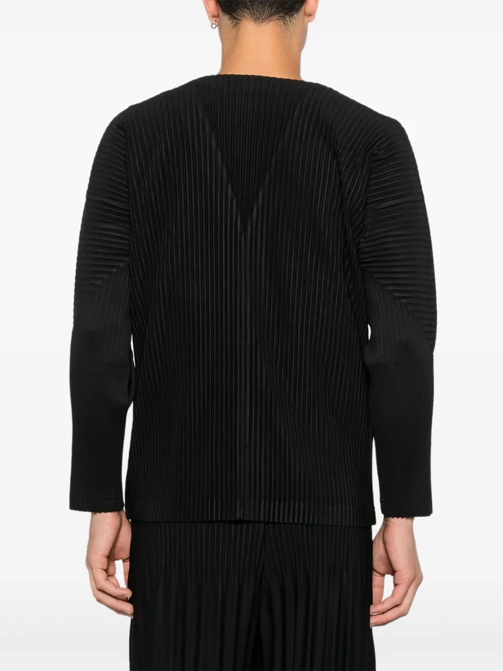 Homme Plissé Issey Miyake Vest met knopen Zwart