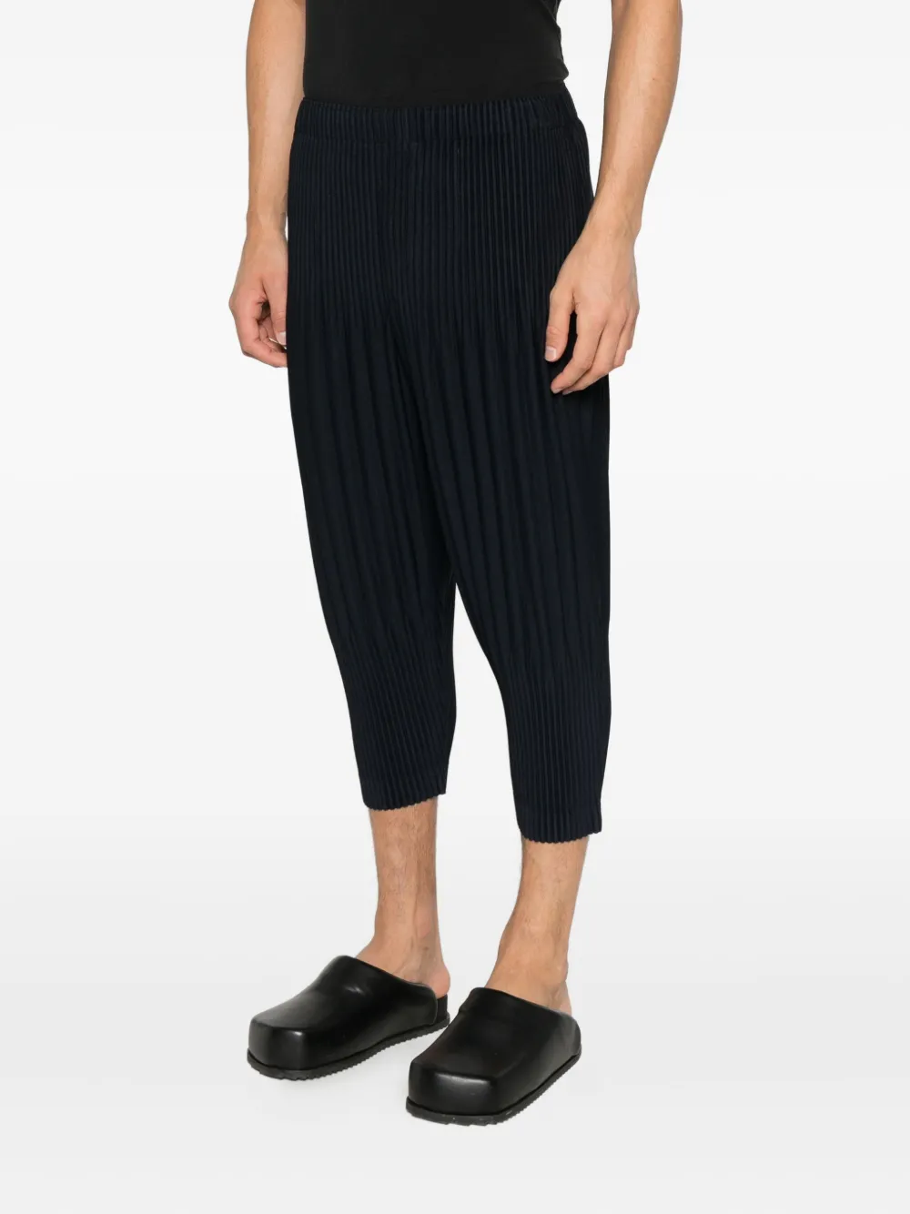 Homme Plissé Issey Miyake Plissé broek Blauw