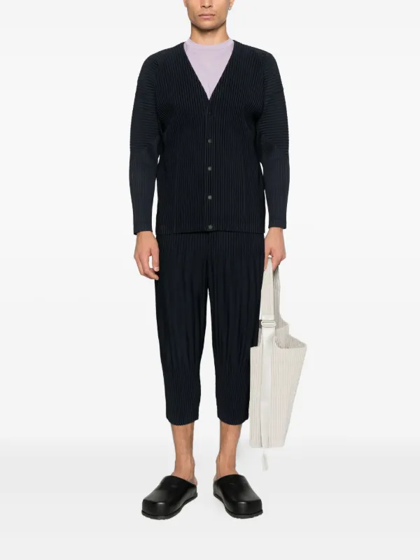 Homme Plissé Issey Miyake プリーツパンツ | ブルー | FARFETCH JP