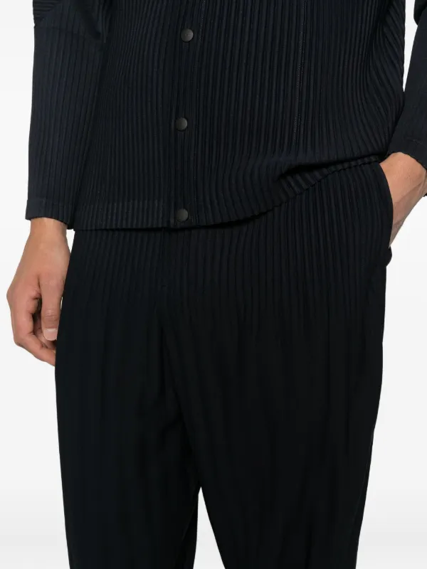 Homme Plissé Issey Miyake プリーツパンツ | ブルー | FARFETCH JP
