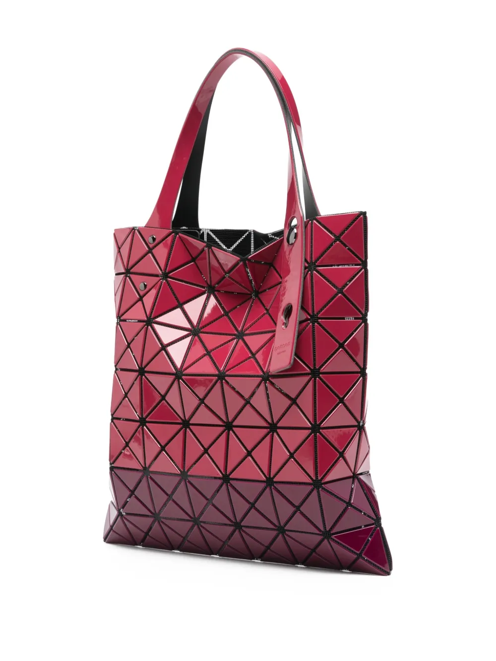 Bao Issey Miyake Prism shopper met geometrisch patroon Rood