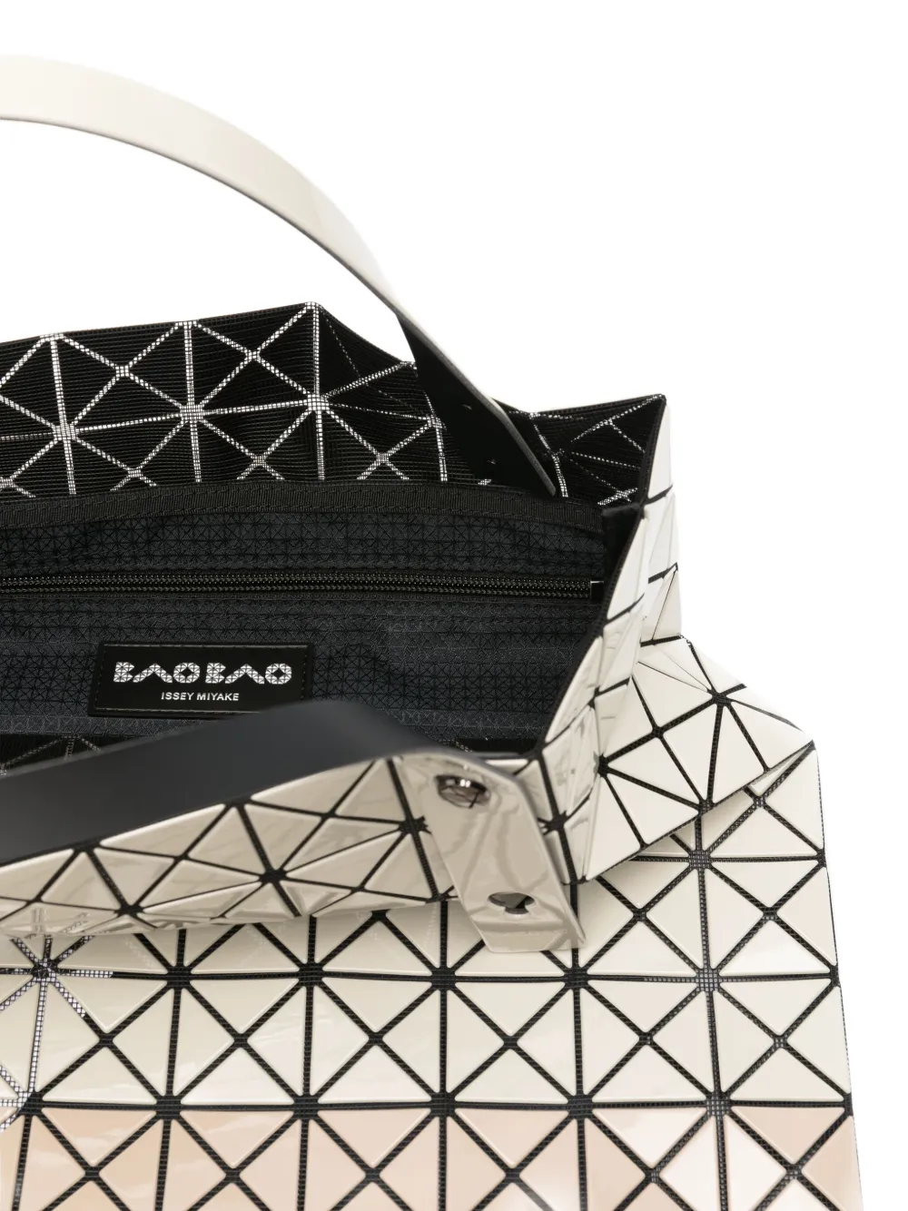Bao Issey Miyake Prism shopper met geometrisch patroon Beige