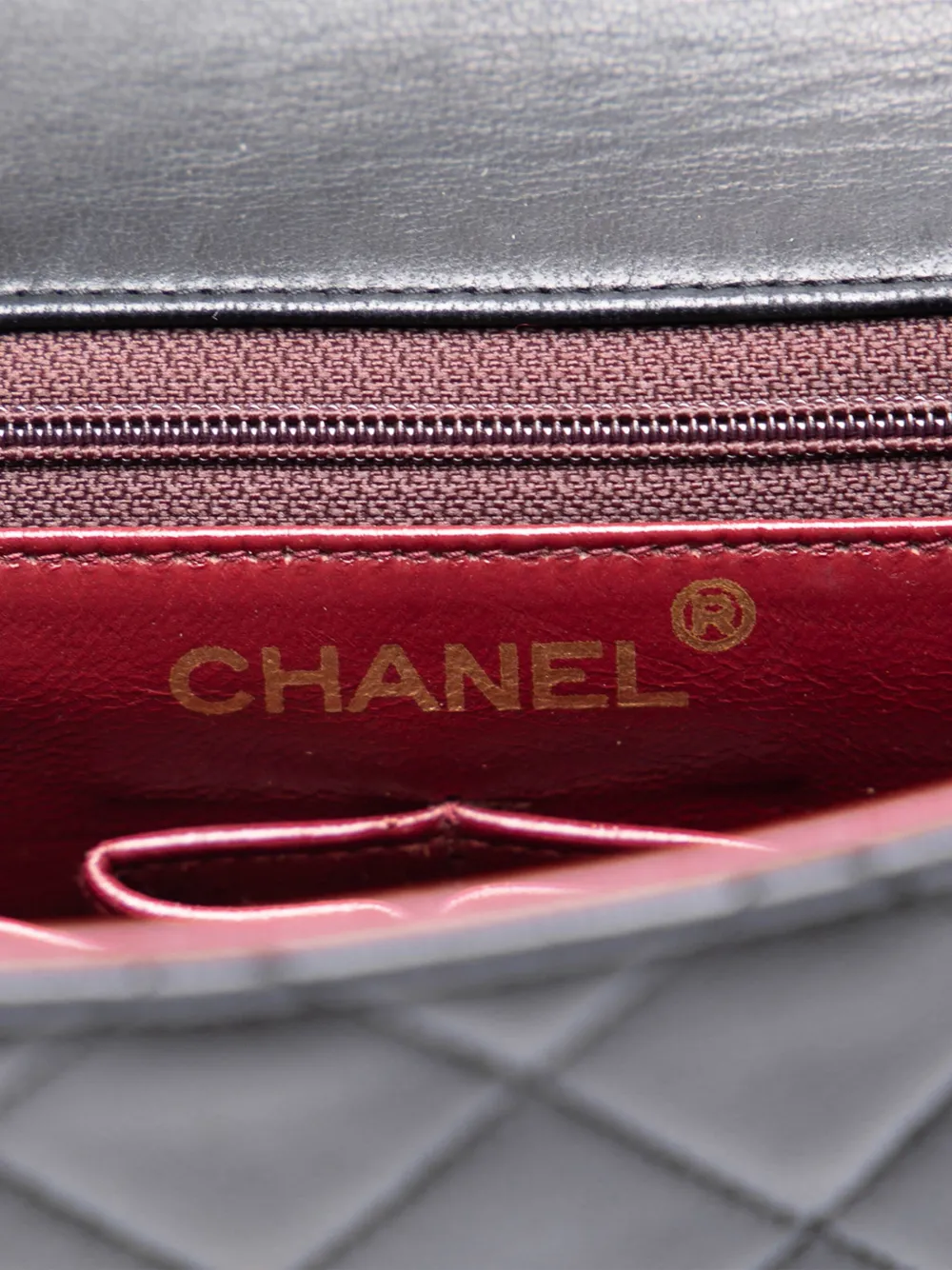 1989-1991 Square Quilted Lambskin Single Flap Shoulder Bag