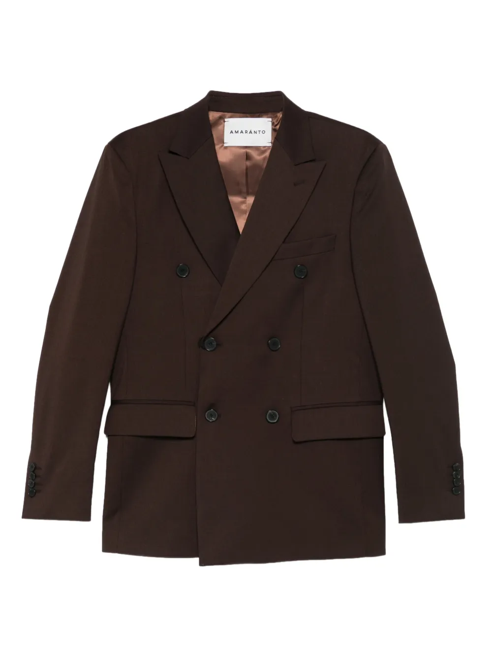 AMARANTO  blazer à boutonnière croisée | marron | Image 1