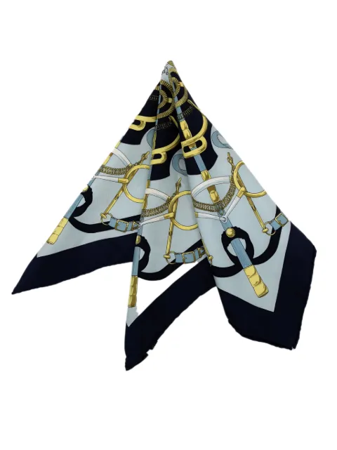 Hermès Pre-Owned mascada Eperon D'Or de seda 1986-1998