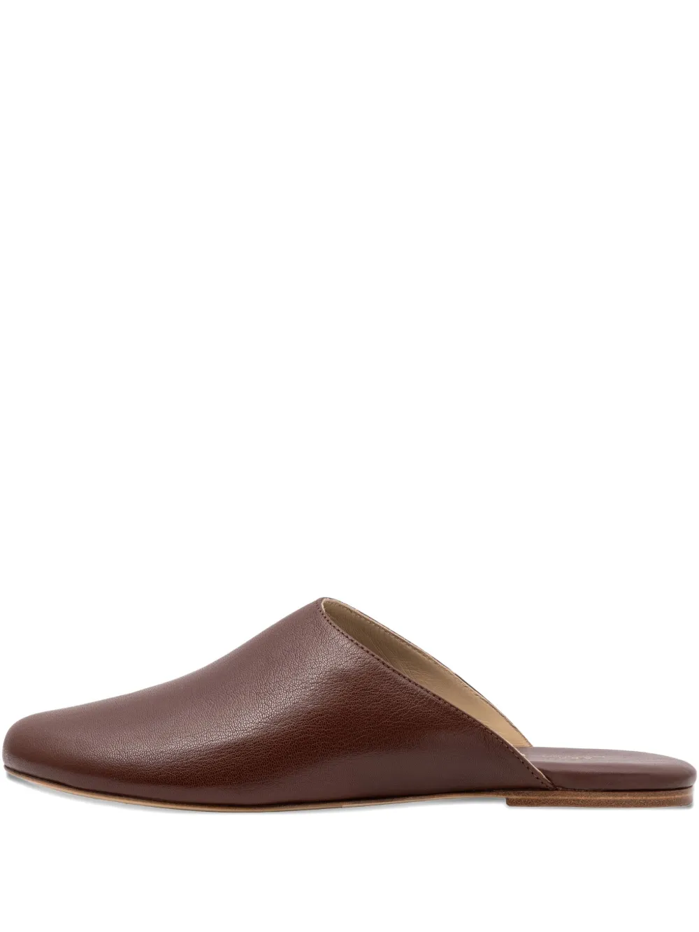 A.P.C. leather mules - Brown