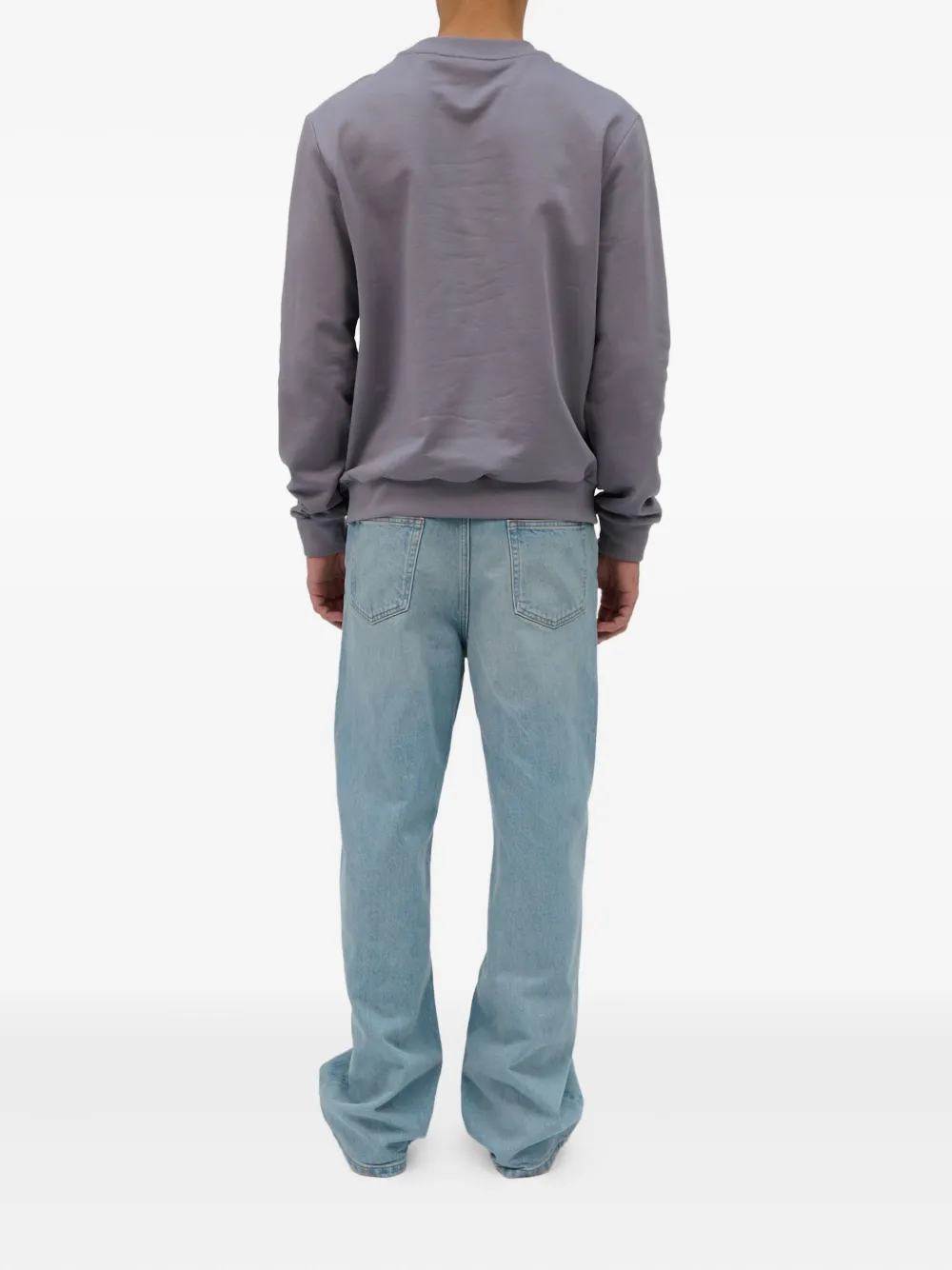 A.P.C. Sweater met logodetail Paars