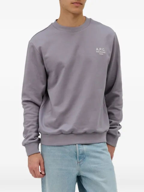 A.P.C. logo-detail crew-neck sweatshirt