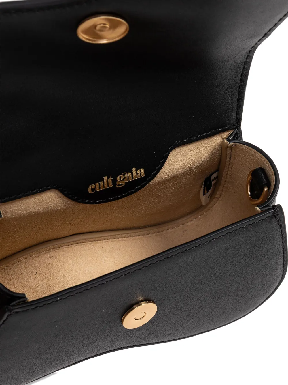 Cult Gaia Nano Kazia Cross Body Bag In Black