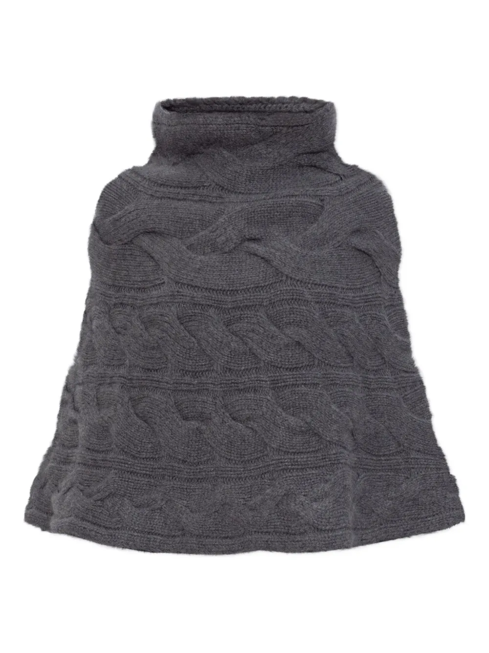 Lisa Yang pull en maille torsadée à col roulé | gris | Image 1