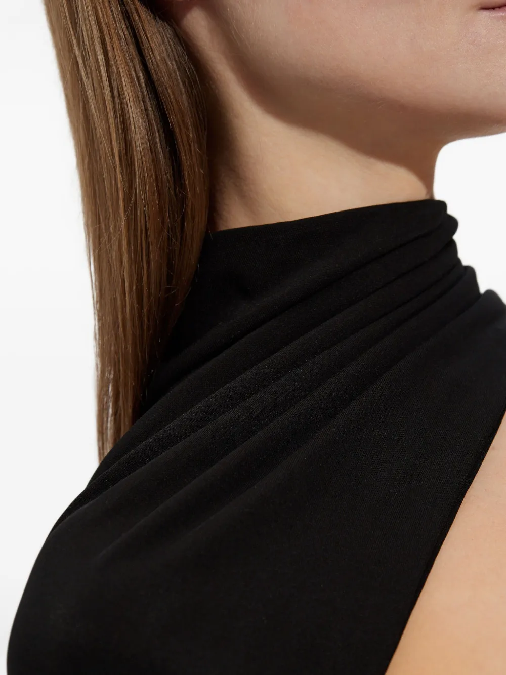 Cult Gaia Maxi-jurk met cape Zwart