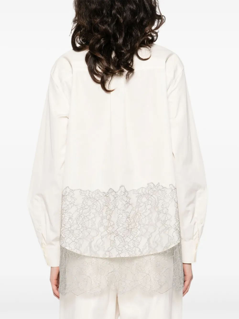 Fendi Button-fastening Shirt In Neutral