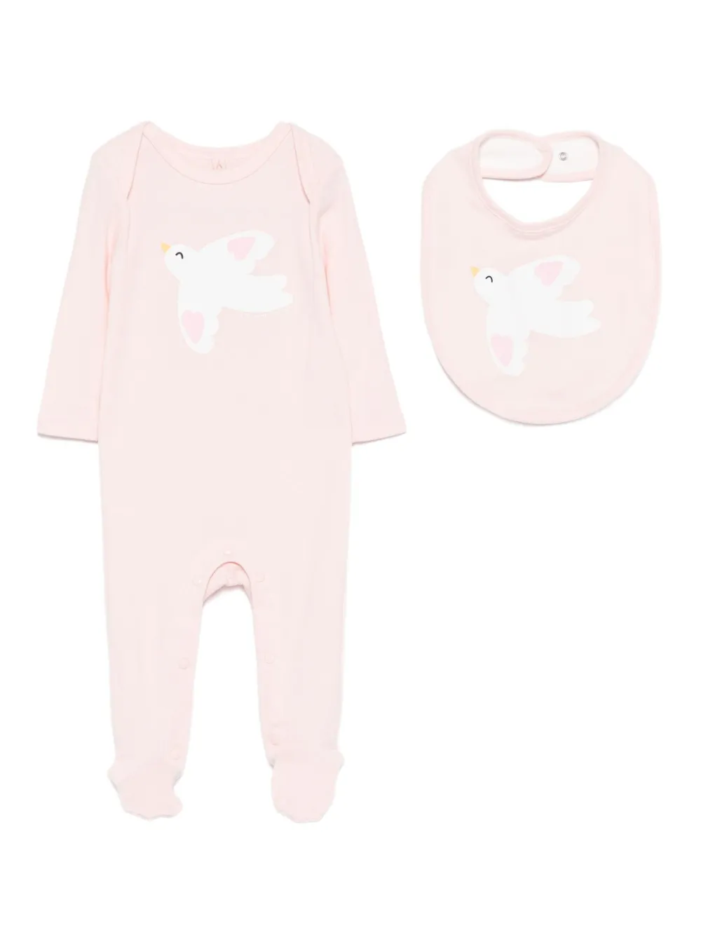 Stella McCartney Kids Set neonato con stampa - Rosa