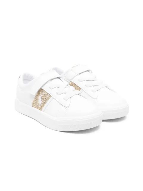 POLO RALPH LAUREN KIDS glitter-detail sneakers