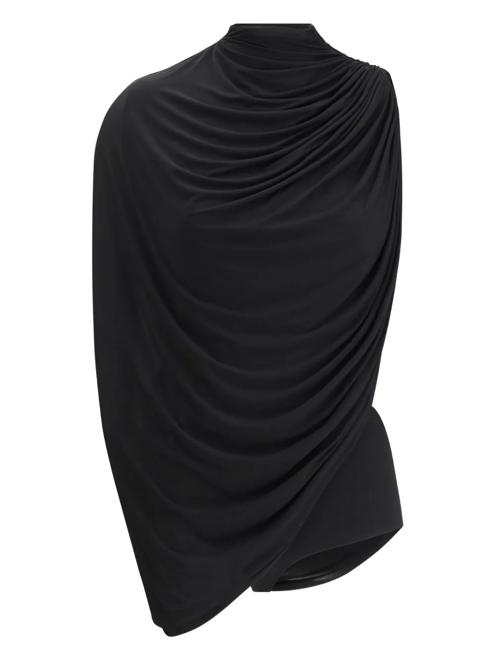 Francesco Murano Batwing-sleeves Bodysuit In Black